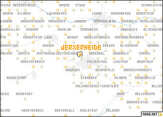 map of Jerxerheide