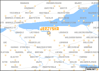 map of Jerzyska