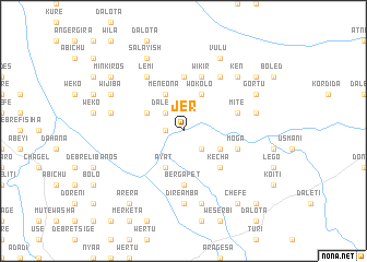 map of Jer