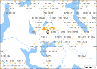 map of Jesaya