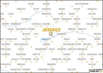 map of Jesenice