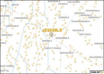 map of Jesewāla