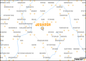 map of Jesikrom