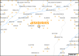 map of Ješkova Ves