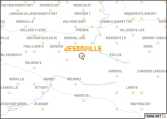 map of Jésonville