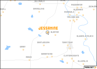 map of Jessamine