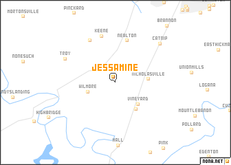 map of Jessamine