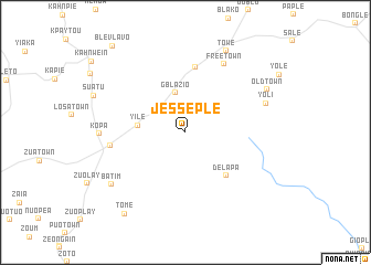 map of Jesseple