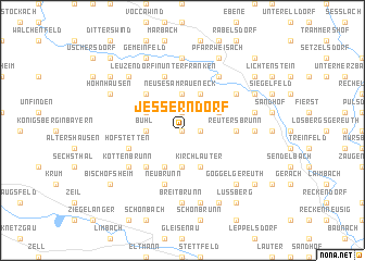 map of Jesserndorf