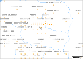 map of Jesse Sambwa