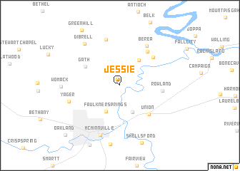 map of Jessie