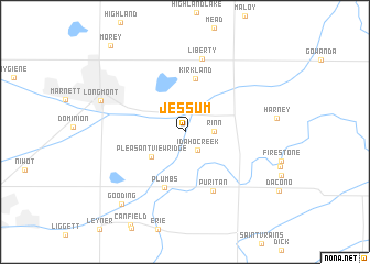 map of Jessum