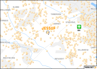 map of Jessup