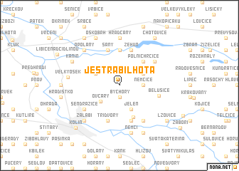 map of Jestřabí Lhota