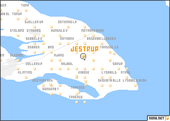 map of Jestrup