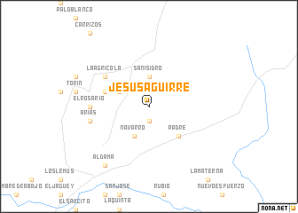map of Jesús Aguirre