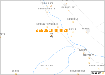 map of Jesús Carranza