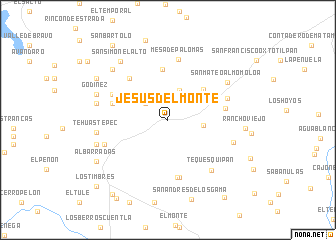 map of Jesús del Monte