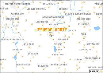 map of Jesús del Monte