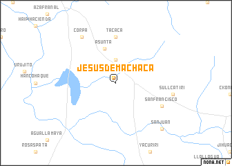 map of Jesús de Machaca