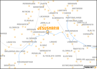 map of Jesús María