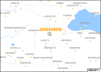 map of Jesús María