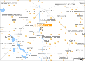 map of Jesús María