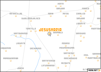 map of Jesús María