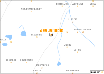 map of Jesús María