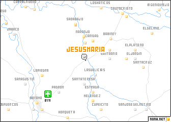 map of Jesús María