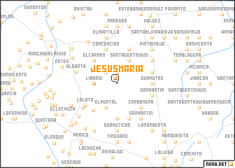 map of Jesús María