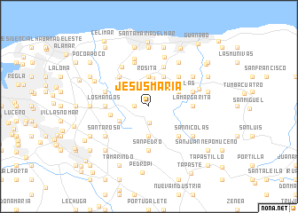 map of Jesús María