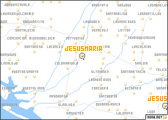 map of Jesús María