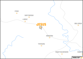 map of Jesús