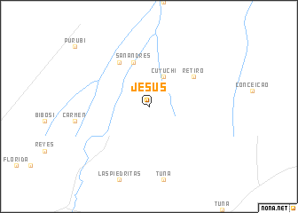 map of Jesús