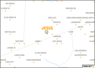 map of Jesús