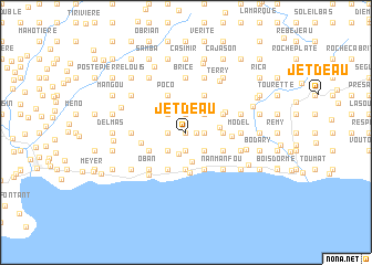 map of Jet dʼEau