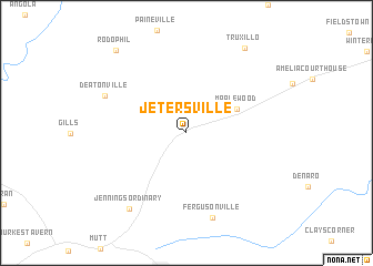 map of Jetersville