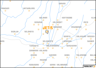 map of Jetis