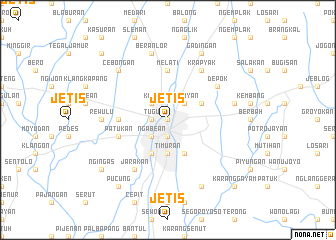 map of Jetis