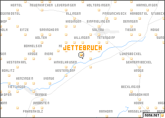 map of Jettebruch