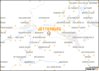 map of Jettenburg