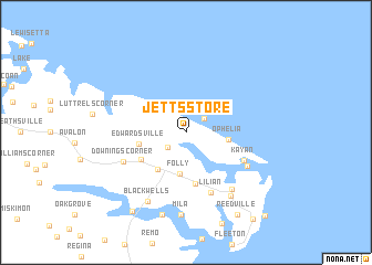 map of Jetts Store