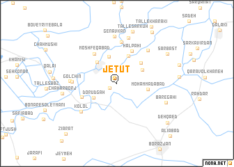 map of Jetūţ