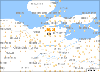map of Jeudi