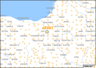 map of Jeudy