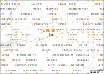 map of Jeumont