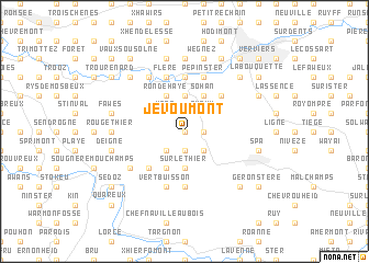 map of Jevoumont