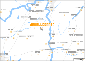 map of Jewell Corner