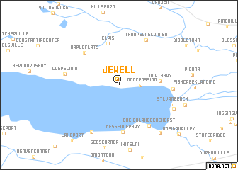 map of Jewell